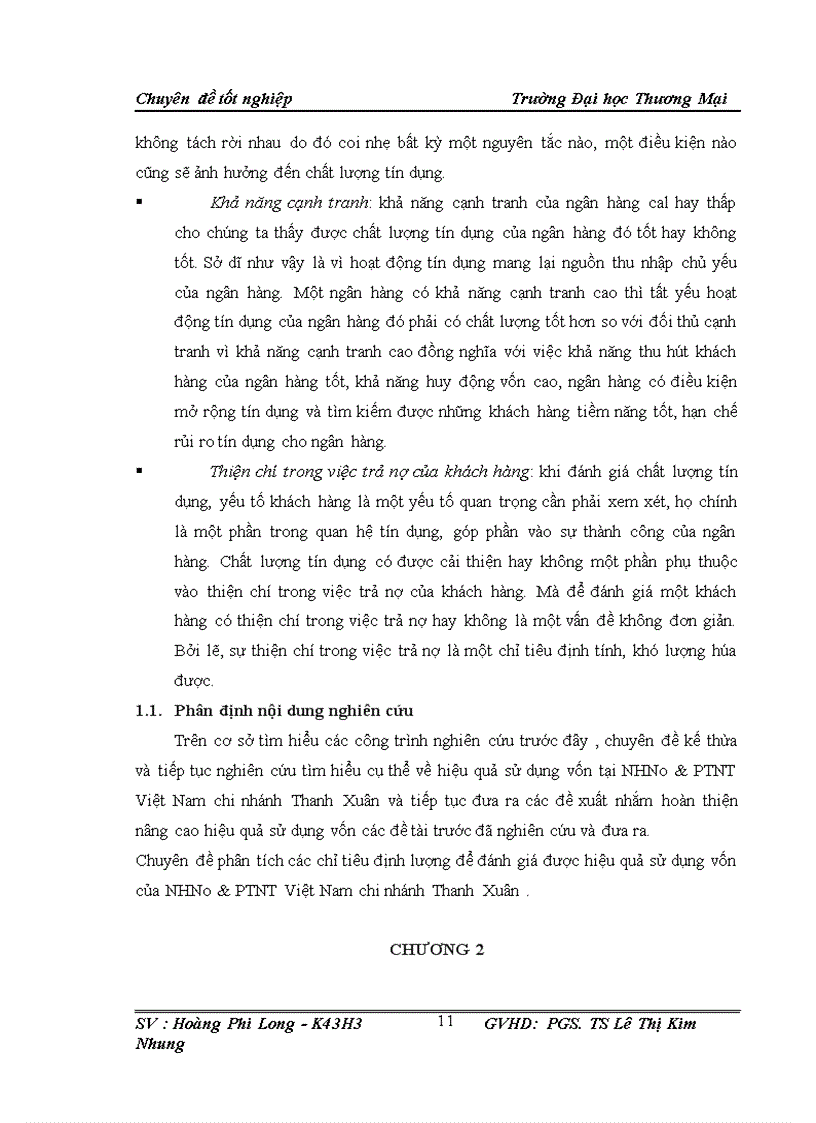 image for page Giải pháp nâng cao hiệu quả sử dụng vốn tại NHNo&PTNT Việt Nam chi nhánh Thanh Xuân