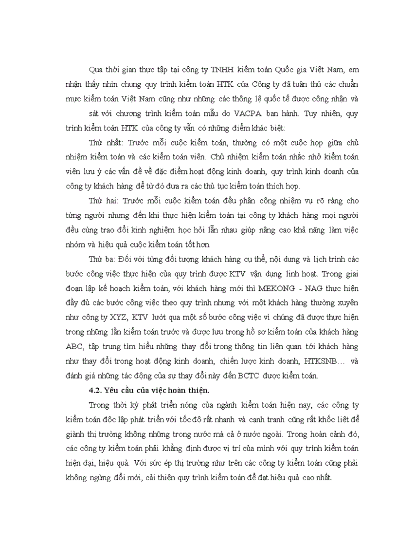 image for page Quy trình kiểm toán HTK trong hoạt động kiểm toán BCTC tại Công ty TNHH kiểm toán Quốc gia Việt Nam