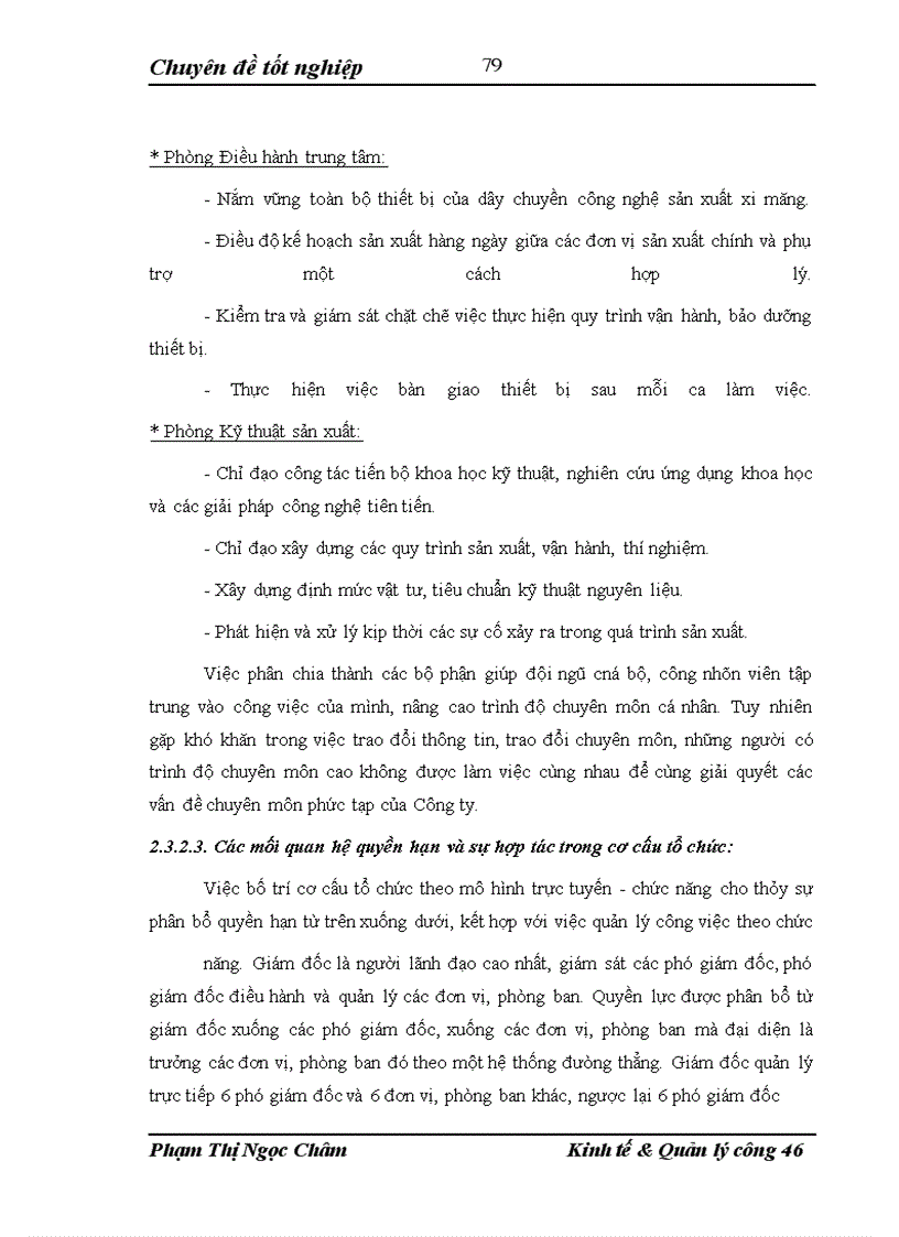 image for page Hoàn thiện cơ cấu tổ chức Công ty xi măng Hoàng Thạch