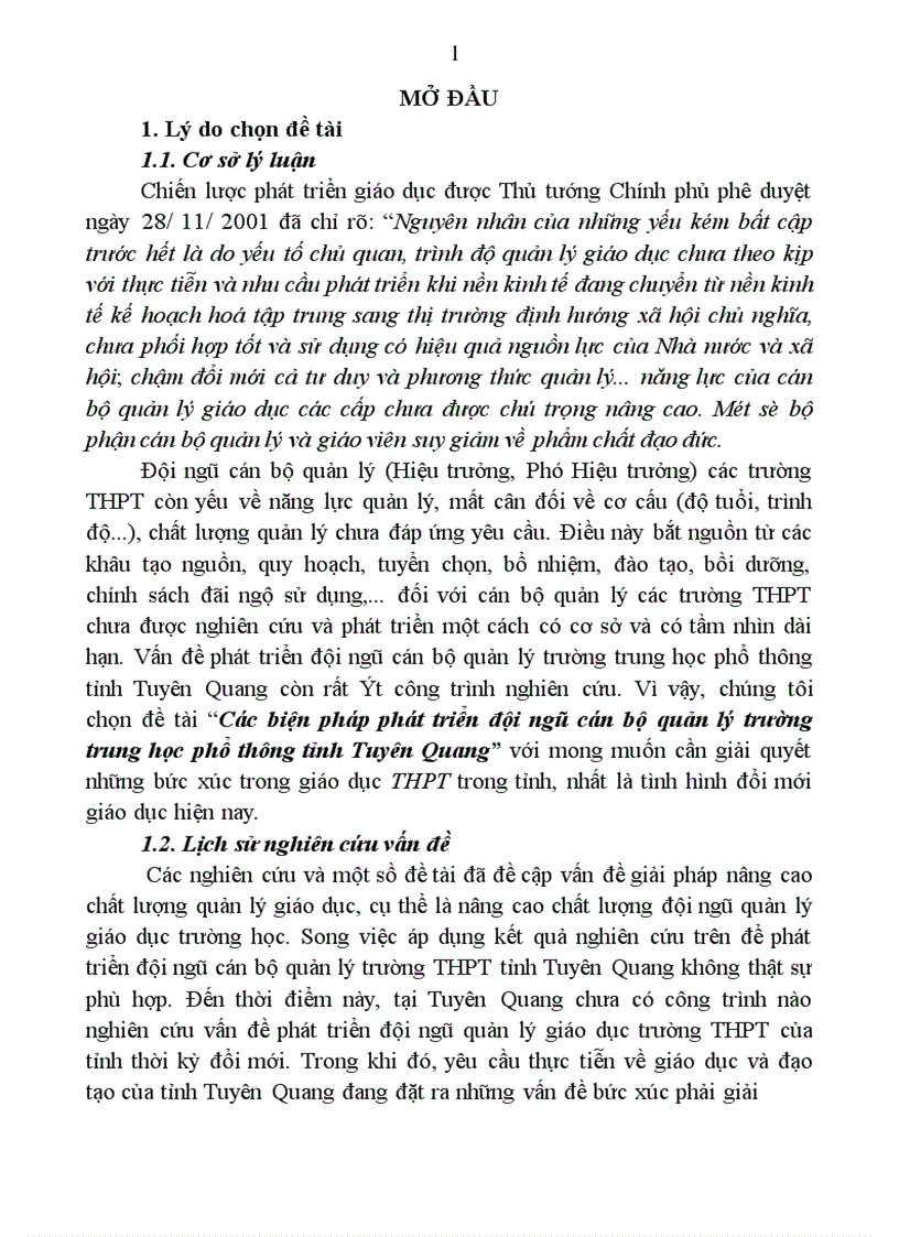 image for page Các biện pháp phát triển đội ngũ cán bộ quản lý trường trung học phổ thông tỉnh Tuyên Quang
