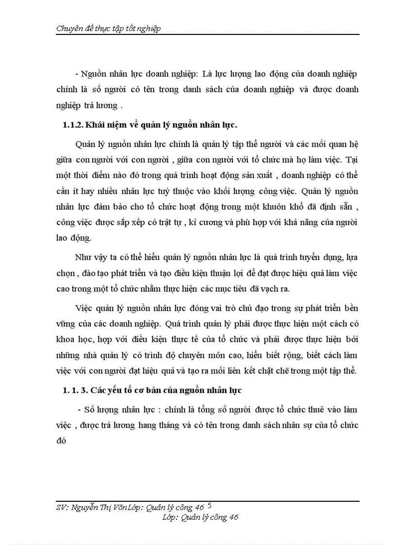 image for page Một số giải pháp nhằm nâng cao hiệu quả quản lý nguồn nhân lực của Công ty Cổ Phần May 10