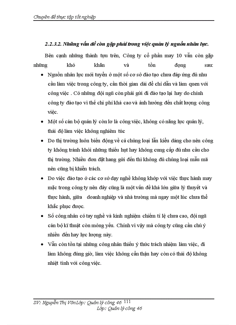 image for page Một số giải pháp nhằm nâng cao hiệu quả quản lý nguồn nhân lực của Công ty Cổ Phần May 10