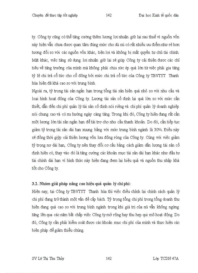 image for page Phân tích tình hình tài chính Công ty cổ phần thiết bị vật tư y tế Thanh hóa