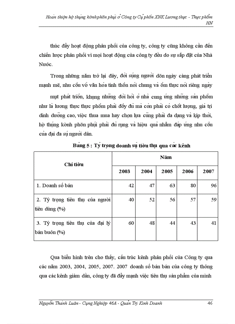 image for page Hoàn thiện hệ thống kênh phân phối ở công ty ̉cổ phần XNK Lương thực - Thực phẩm HN