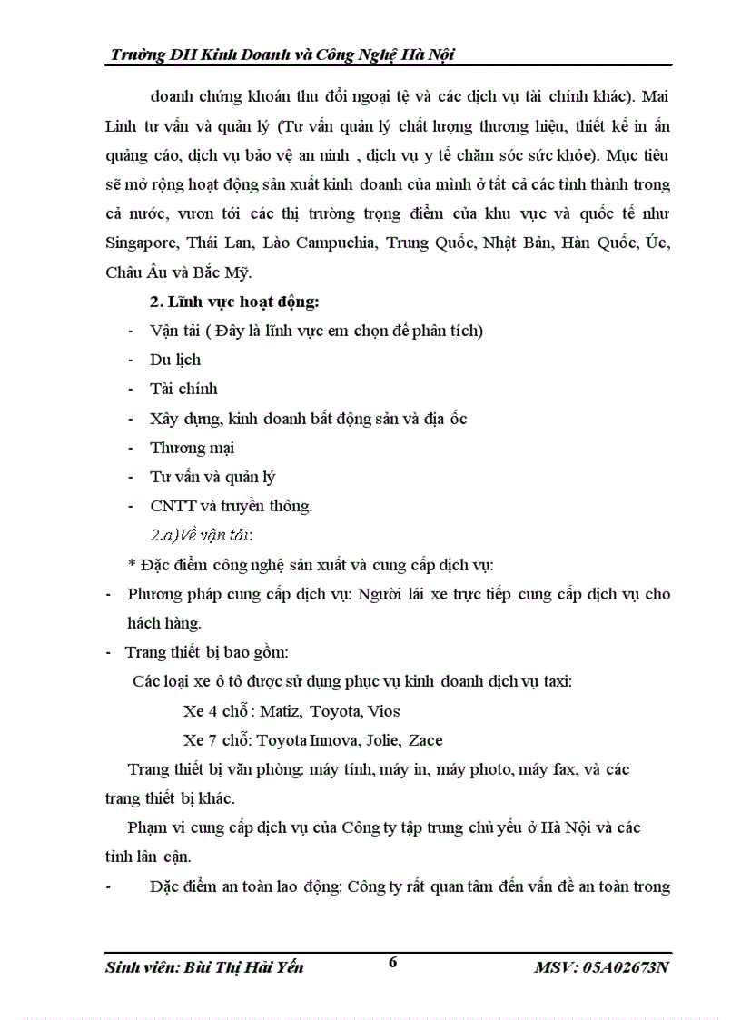 image for page Chiến lược cạnh tranh và thu hút khách hàng của Công ty Cổ phần Mai Linh Đông Bắc Bộ.