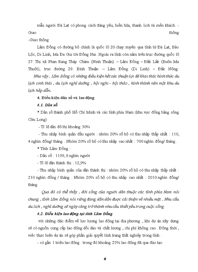 image for page Dự án xây dựng và cải tạo khu du lịch sinh thái hồ than thở - đà lạt