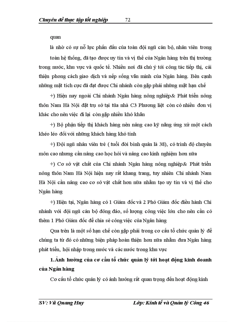 image for page Một số vấn đề hoàn thiện cơ cấu tổ chức quản lý của Ngân hàng nông nghiệp và phát triển nông thôn Chi nhánh Nam Hà Nội