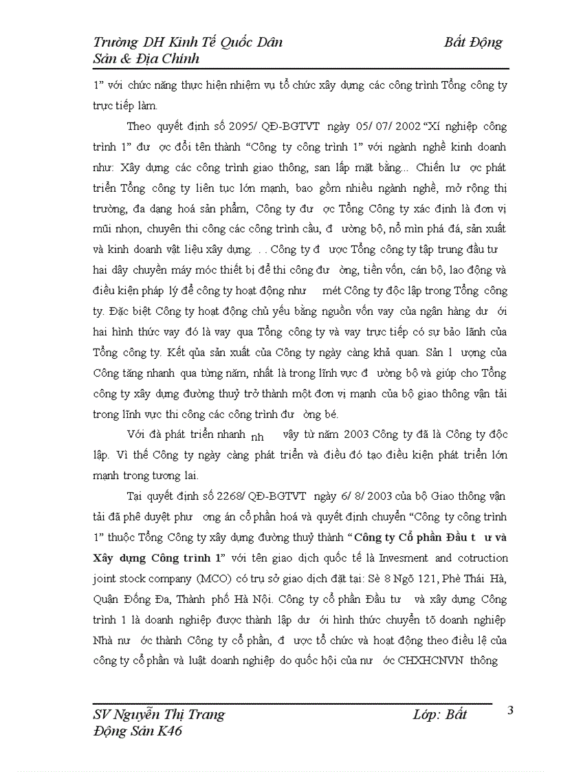 image for page Công ty cổ phần đầu tư và xây dựng công trình 1