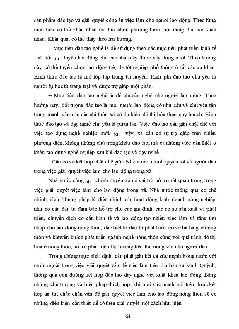image for page Giải quyết việc làm cho lao động nông thôn xã Vĩnh Quỳnh, huyện Thanh Trì, Thành phố Hà Nội