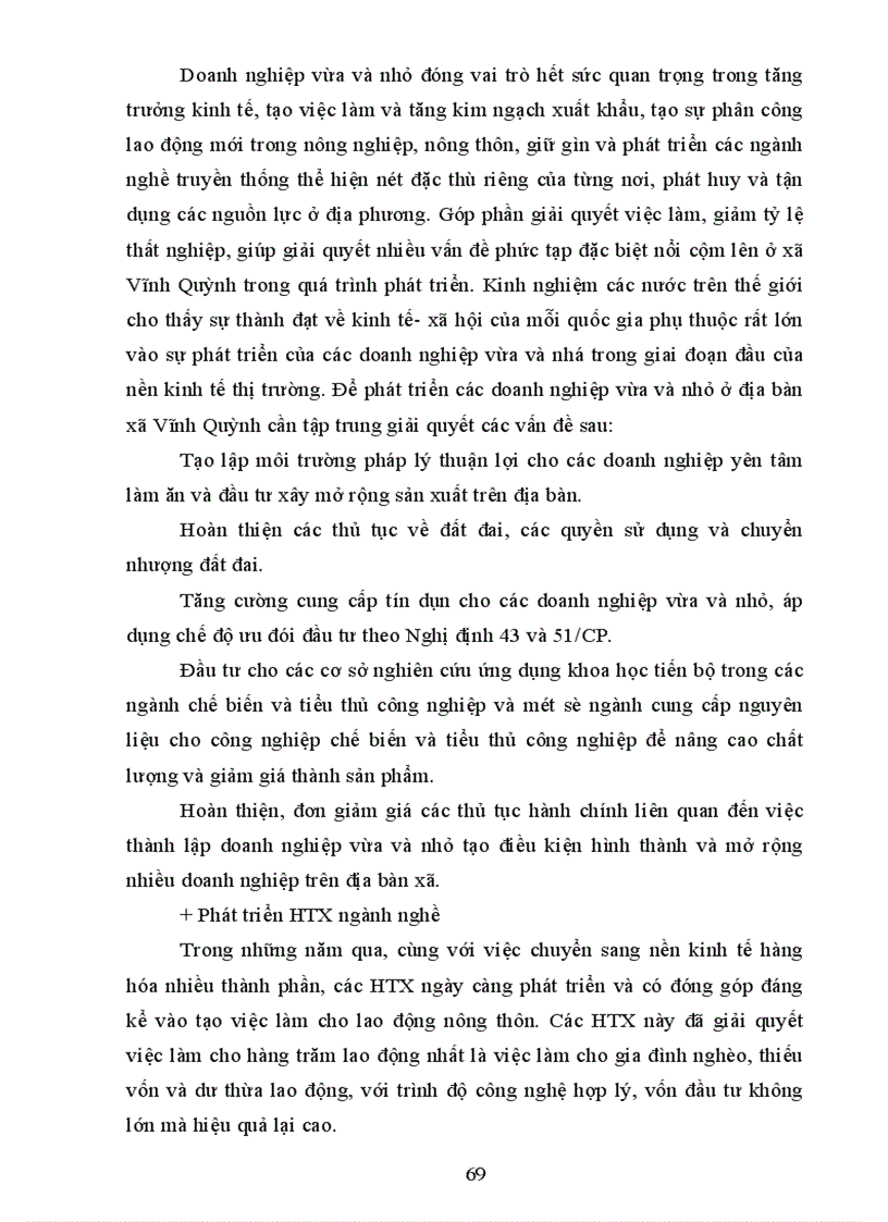image for page Giải quyết việc làm cho lao động nông thôn xã Vĩnh Quỳnh, huyện Thanh Trì, Thành phố Hà Nội