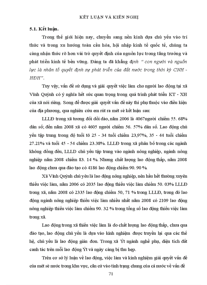 image for page Giải quyết việc làm cho lao động nông thôn xã Vĩnh Quỳnh, huyện Thanh Trì, Thành phố Hà Nội