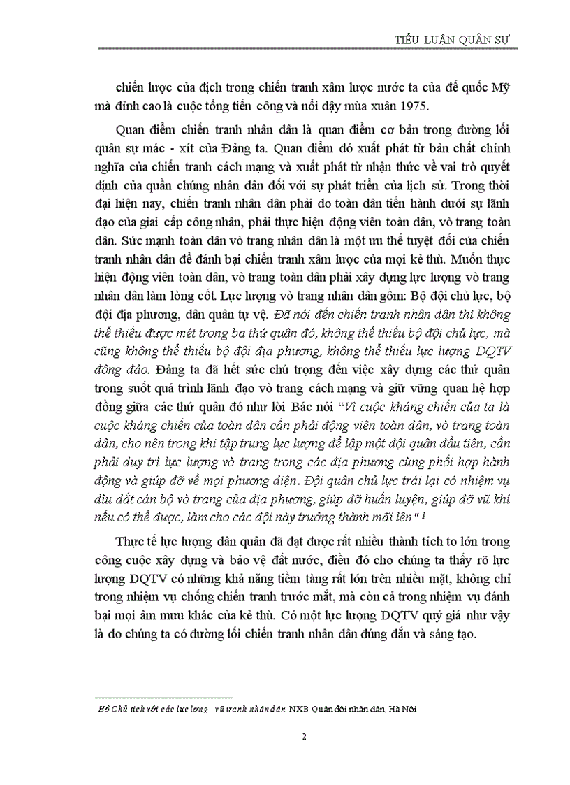 image for page Tiểu luận Quân sự