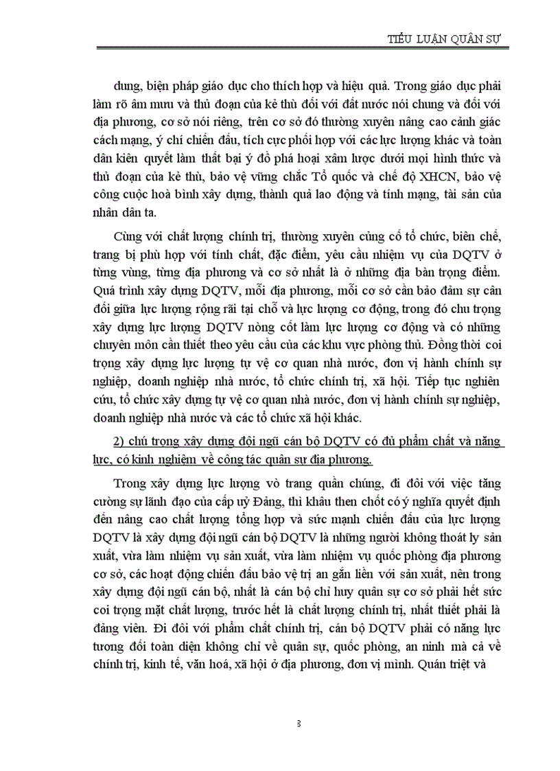 image for page Tiểu luận Quân sự