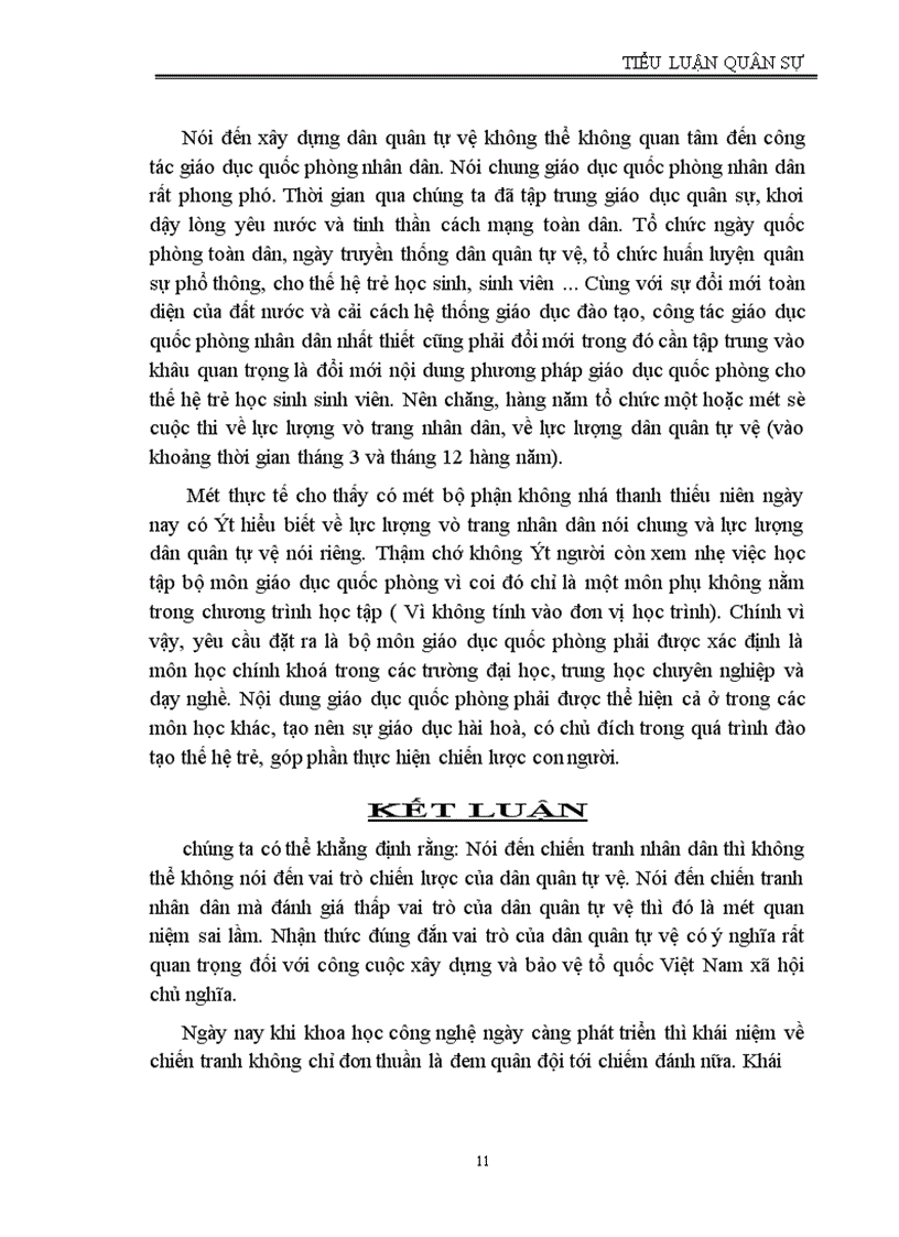 image for page Tiểu luận Quân sự