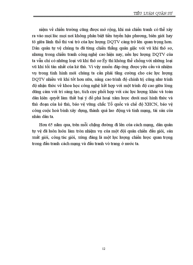 image for page Tiểu luận Quân sự