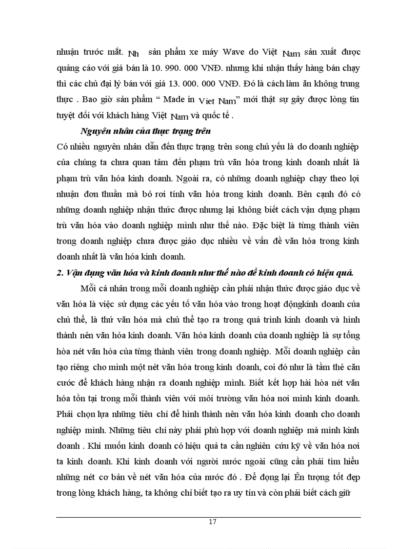 image for page Văn hoá và kinh doanh dưới góc nhìn triết học