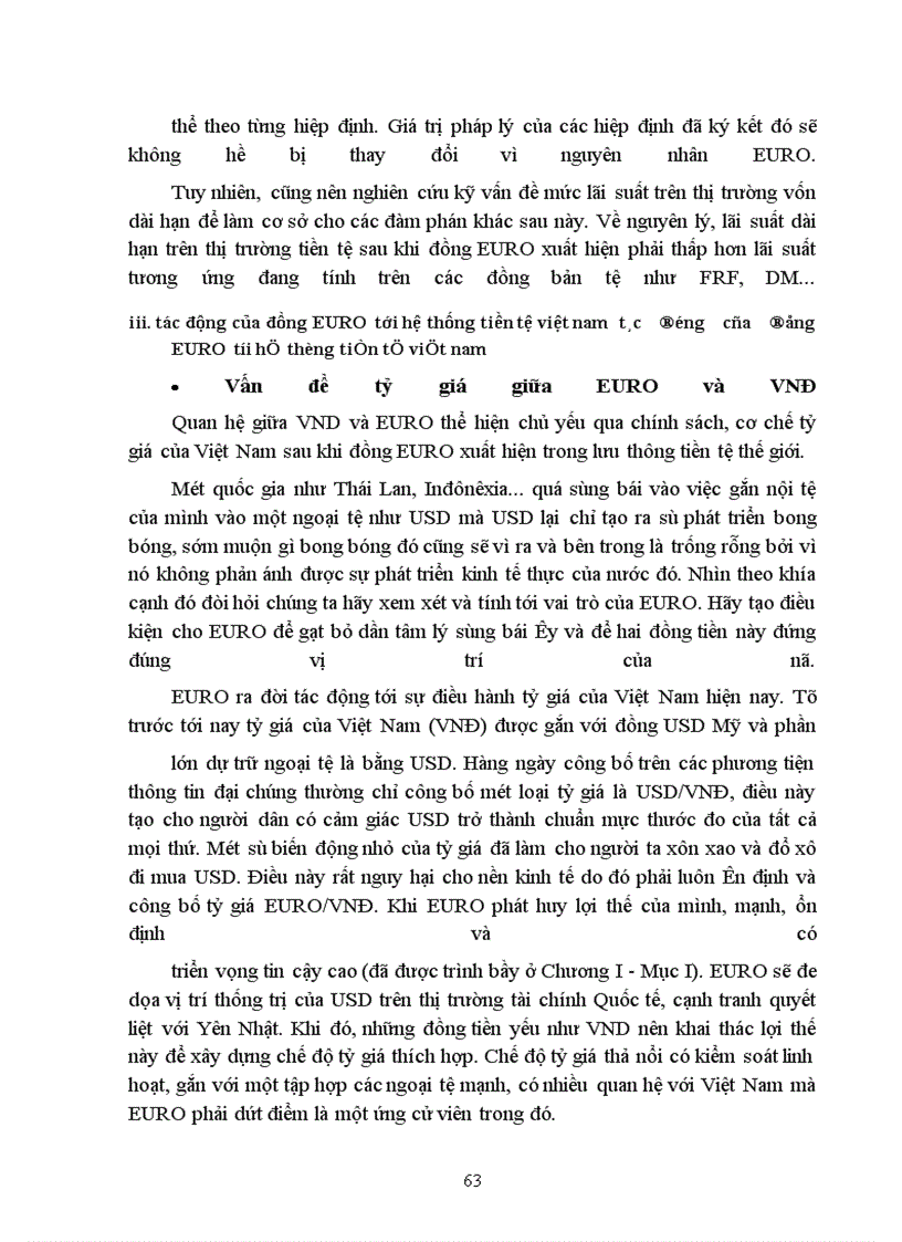 image for page Tác động của đồng EURO đến nền kinh tế - tài chính- tiền tệ thế giới và Việt Nam