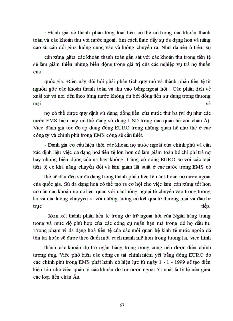 image for page Tác động của đồng EURO đến nền kinh tế - tài chính- tiền tệ thế giới và Việt Nam