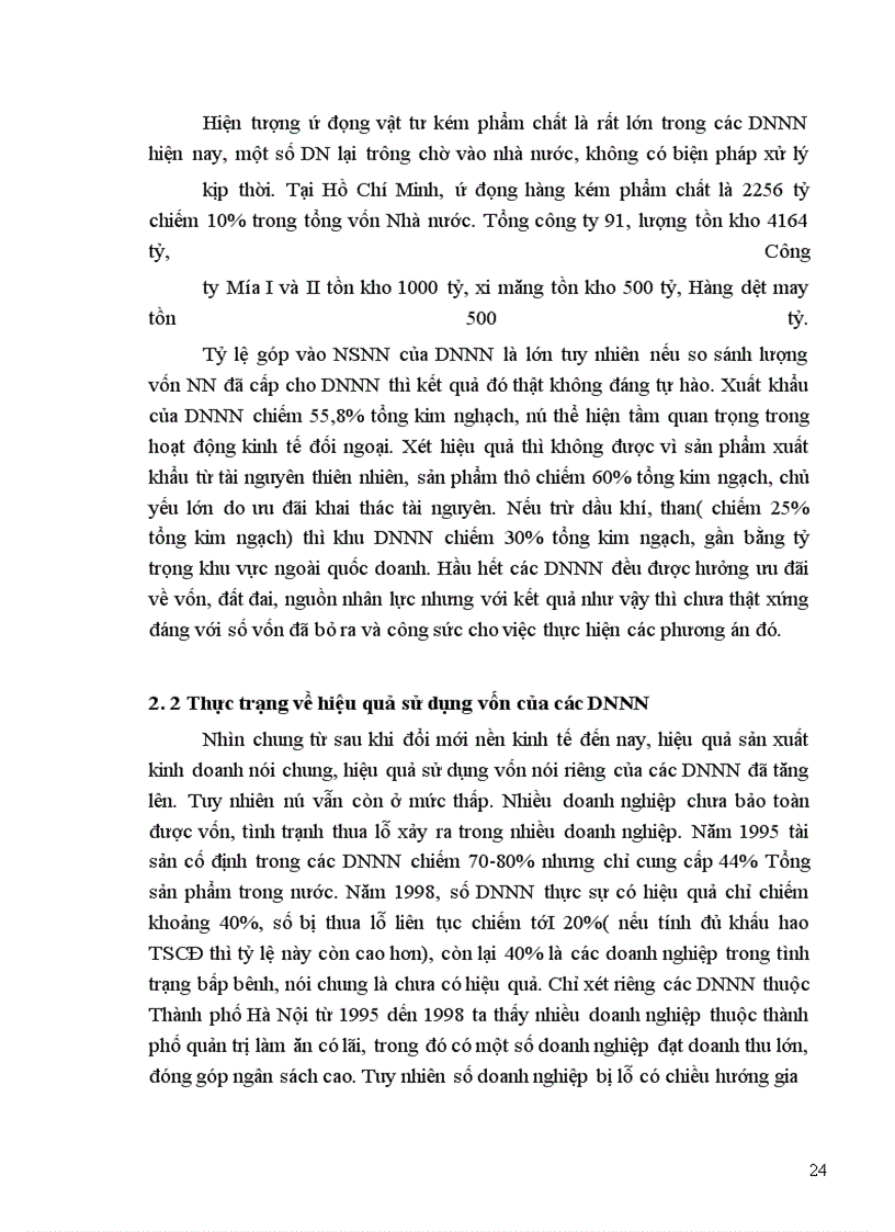 image for page Tình hình hoạt động của các DNNN và một số các giải pháp nhằm nâng cao hiệu quả sử dụng vốn đầu tư trong các DNNN ở Việt Nam hiện nay