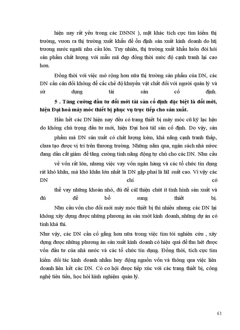 image for page Tình hình hoạt động của các DNNN và một số các giải pháp nhằm nâng cao hiệu quả sử dụng vốn đầu tư trong các DNNN ở Việt Nam hiện nay