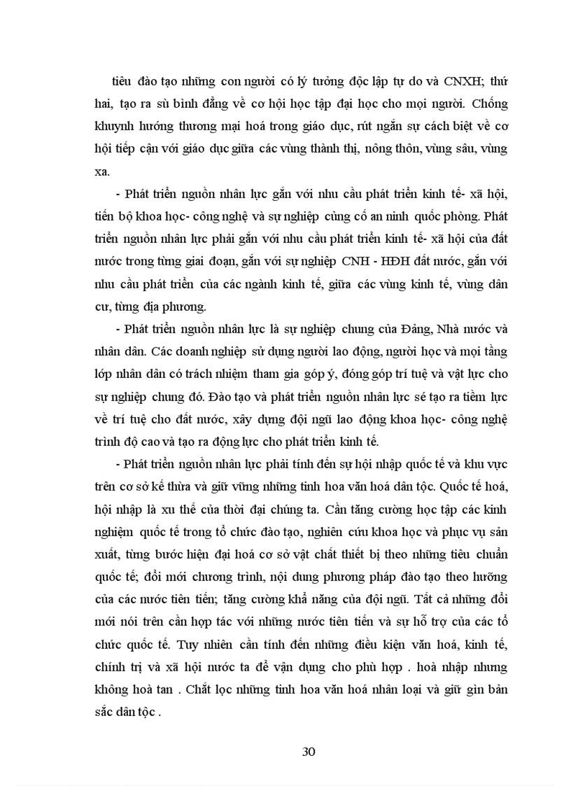 image for page Đào tạo và phát triển nguồn nhân lực đáp ứng yêu cầu Công nghiệp hoá,hiện đại hoá đất nước