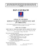 Bản cáo bạch Công ty Cổ phần Khoan và Dịch vụ khoan Dầu khí