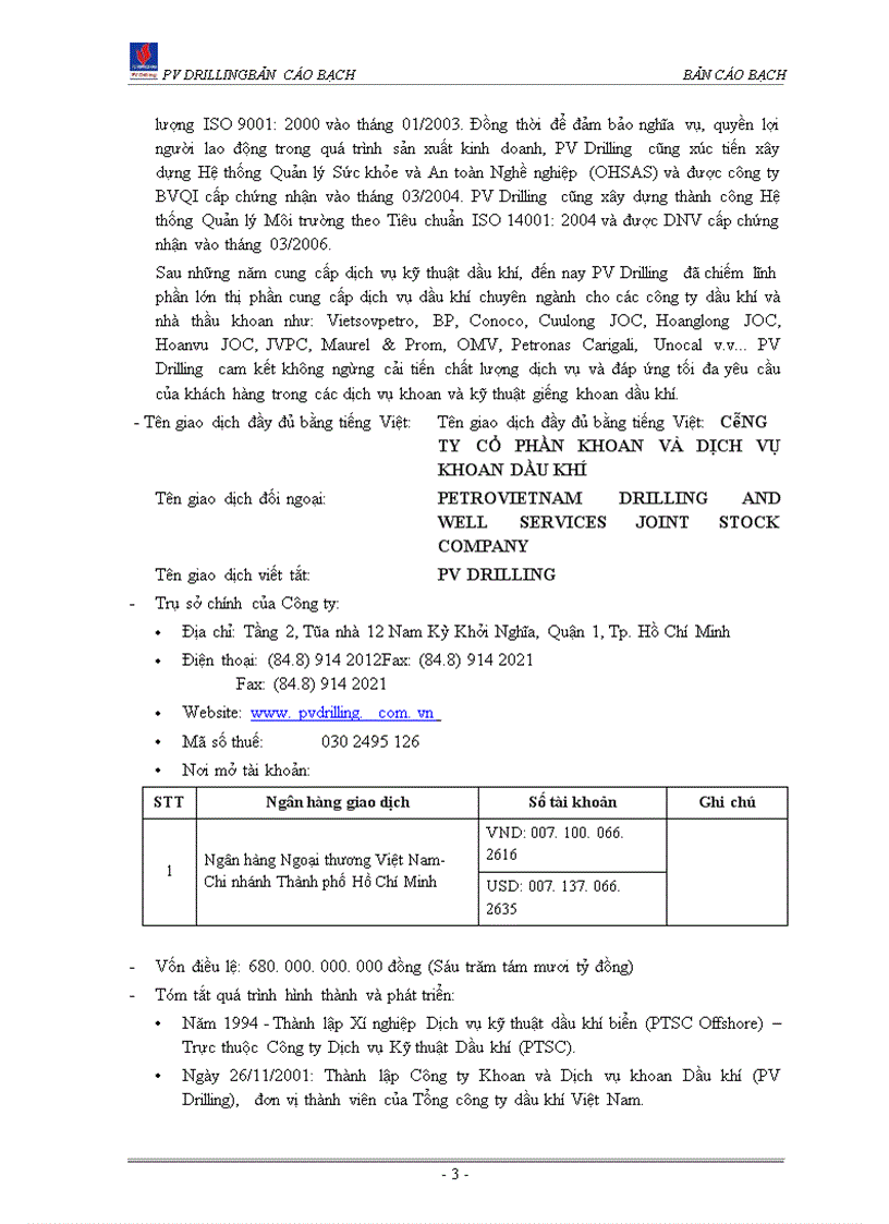image for page Bản cáo bạch Công ty Cổ phần Khoan và Dịch vụ khoan Dầu khí