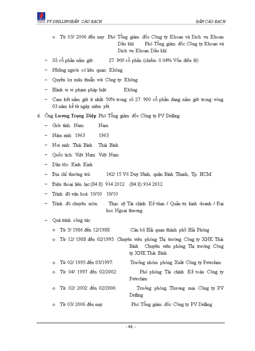 image for page Bản cáo bạch Công ty Cổ phần Khoan và Dịch vụ khoan Dầu khí