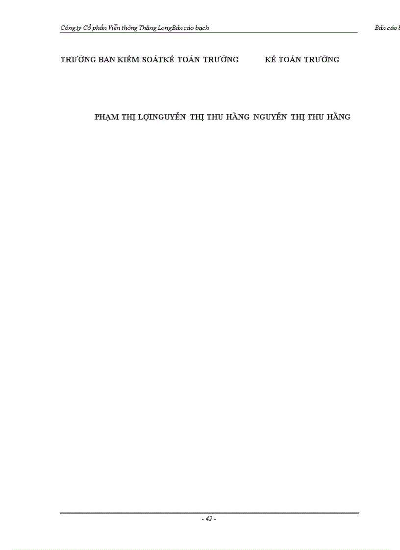 image for page Bản cáo bạch Cổ phần Viễn thông Thăng Long