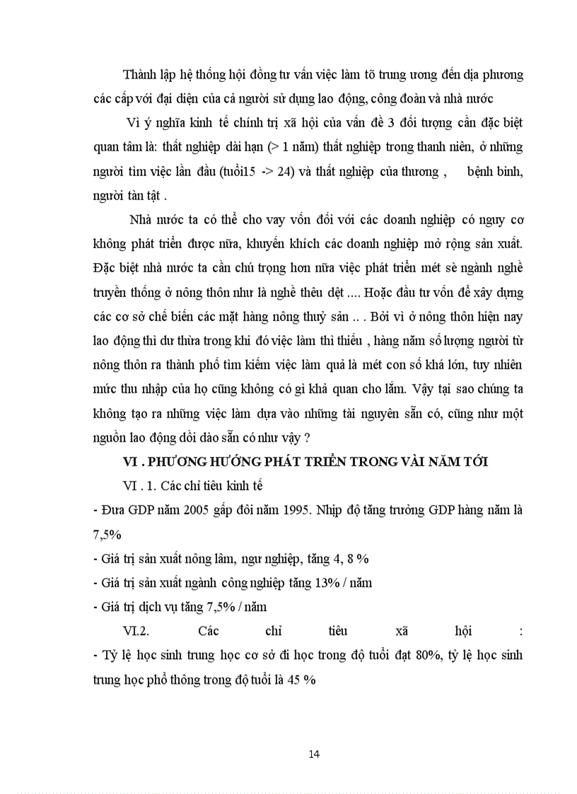 image for page Tỷ lệ thất nghiệp ở Việt Nam.Thất nghiệp