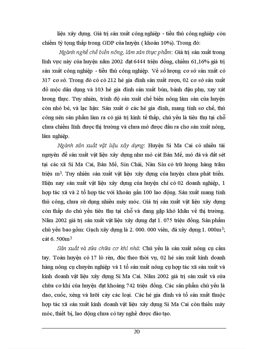 image for page Một số vấn đề chuyển dịch cơ cấu kinh tế nông thôn ở huyện Si Ma Cai