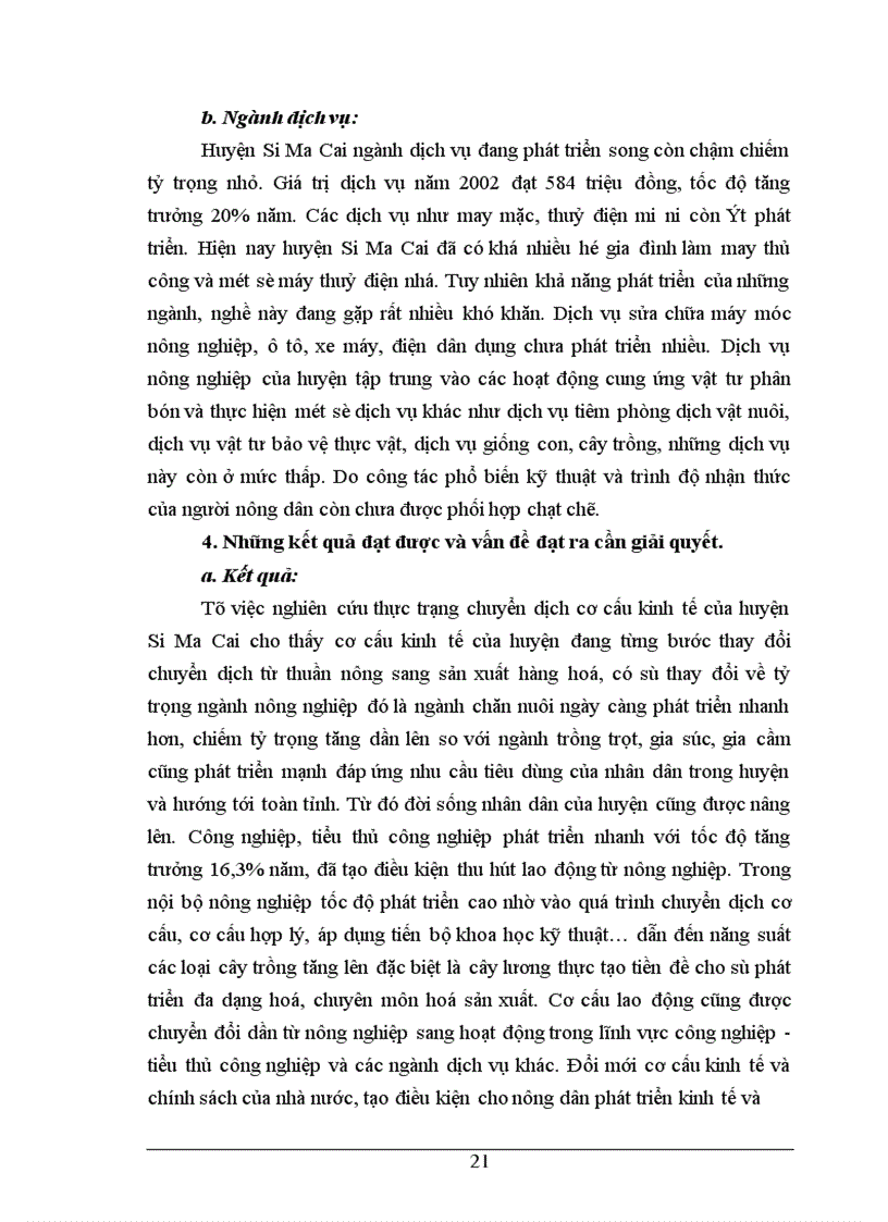 image for page Một số vấn đề chuyển dịch cơ cấu kinh tế nông thôn ở huyện Si Ma Cai