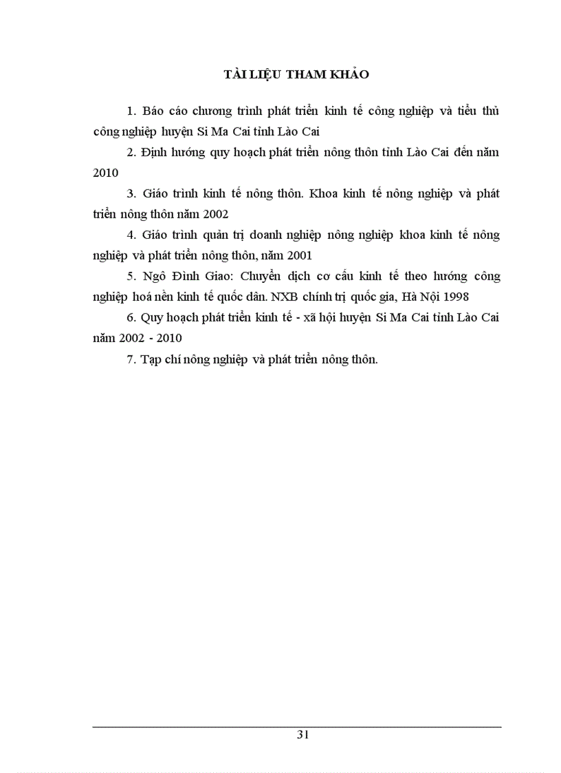 image for page Một số vấn đề chuyển dịch cơ cấu kinh tế nông thôn ở huyện Si Ma Cai