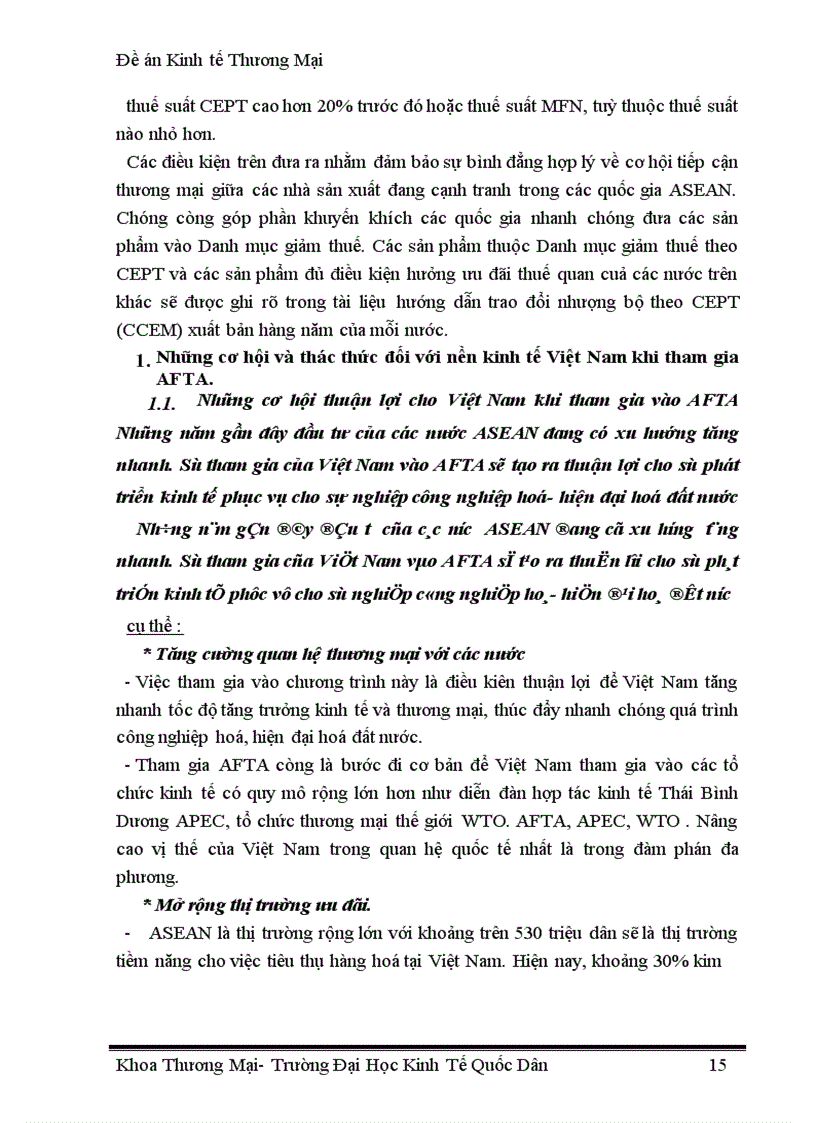 image for page Những vấn đề cơ bản về khu vực mậu dịch tự do ASEAN (AFTA)