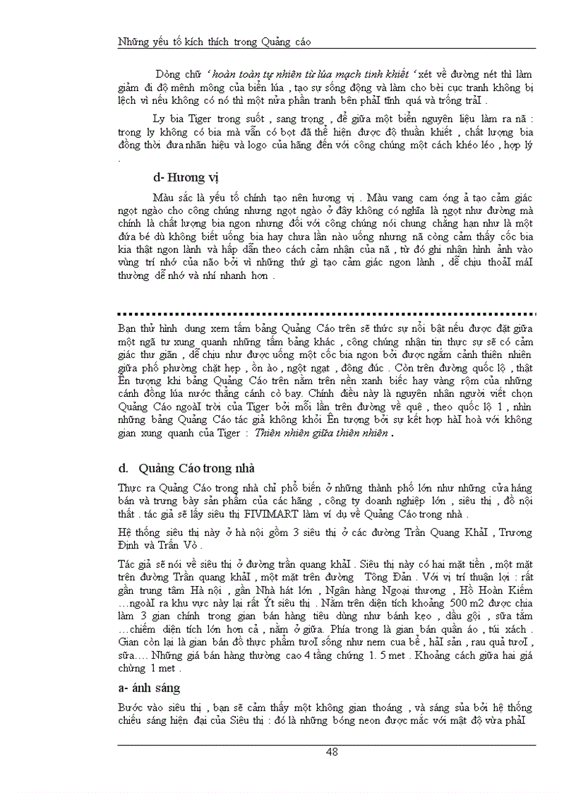 image for page Những yếu tố kích thích trong Quảng cáo