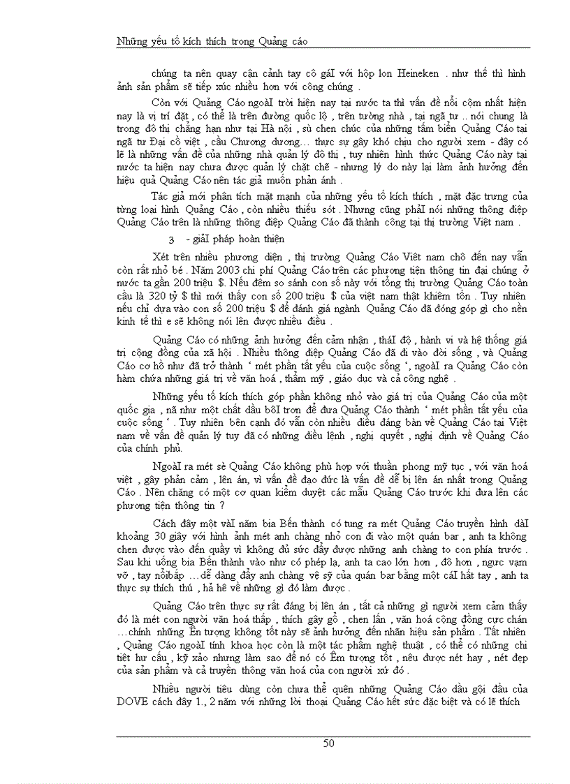 image for page Những yếu tố kích thích trong Quảng cáo