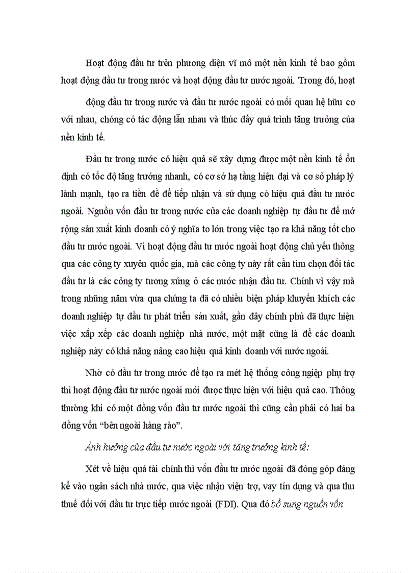 image for page Vai trò của đầu tư đối với sự hình thành và phát triển doanh nghiệp và sự tăng trưởng của nền kinh tế. Có thể vận dụng lý thuyết nào để tăng cường hoạt động đầu tư trong nền kinh tế Việt Nam.