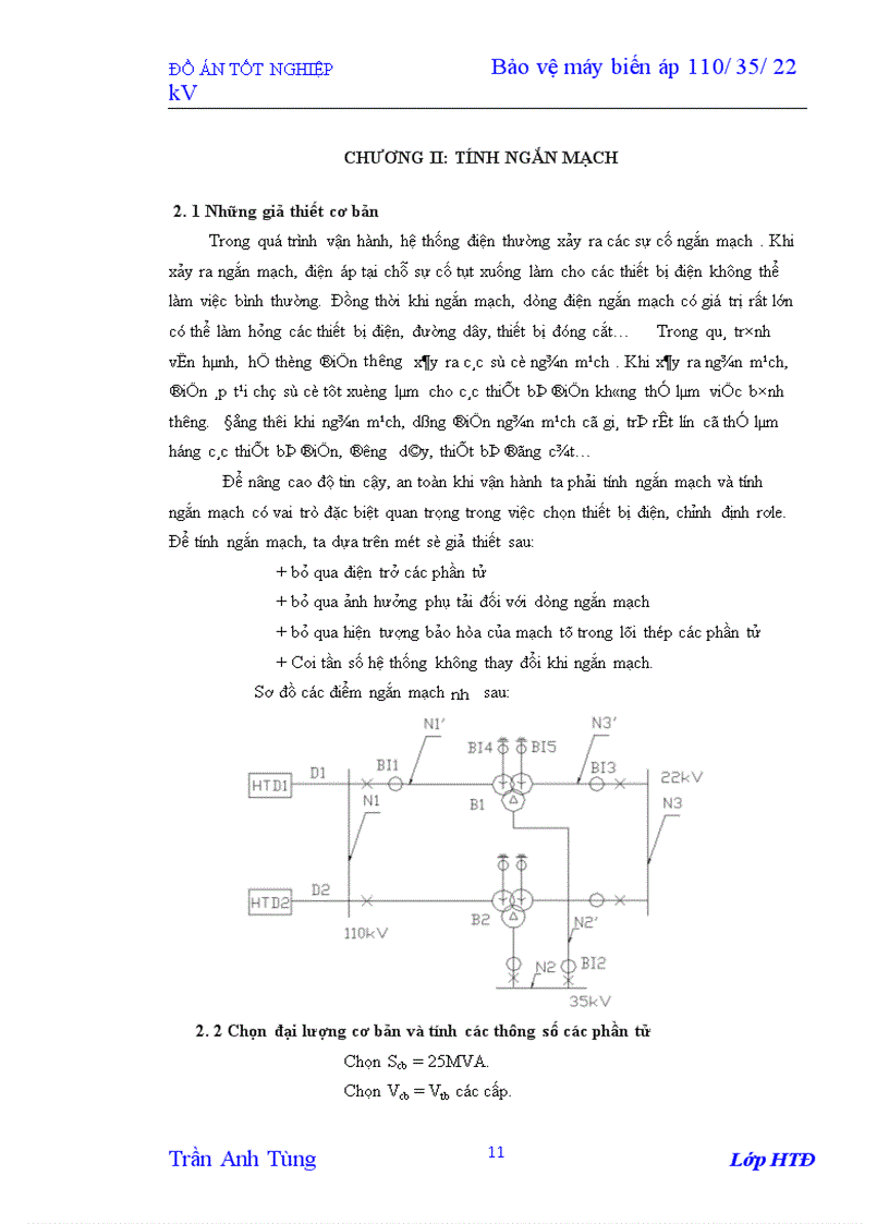 image for page Bảo vệ máy biến áp 110/35/22 kV
