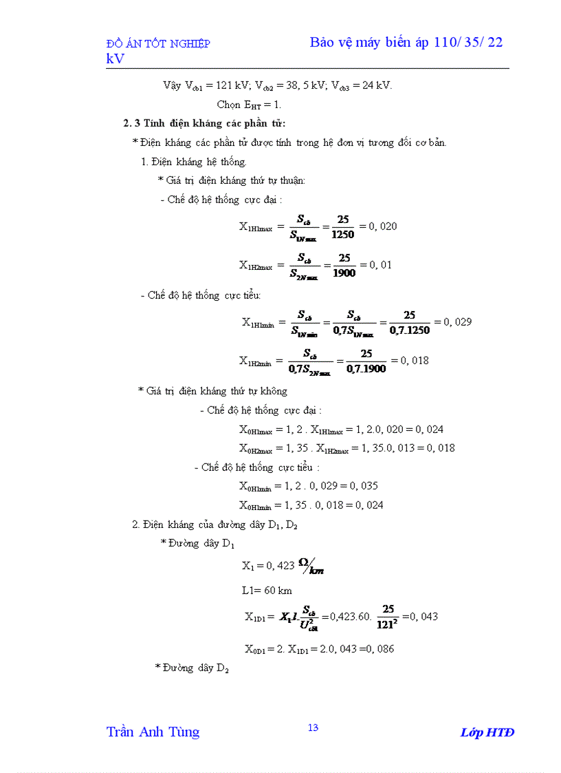 image for page Bảo vệ máy biến áp 110/35/22 kV