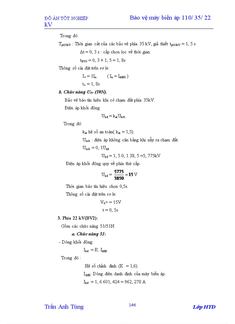 image for page Bảo vệ máy biến áp 110/35/22 kV
