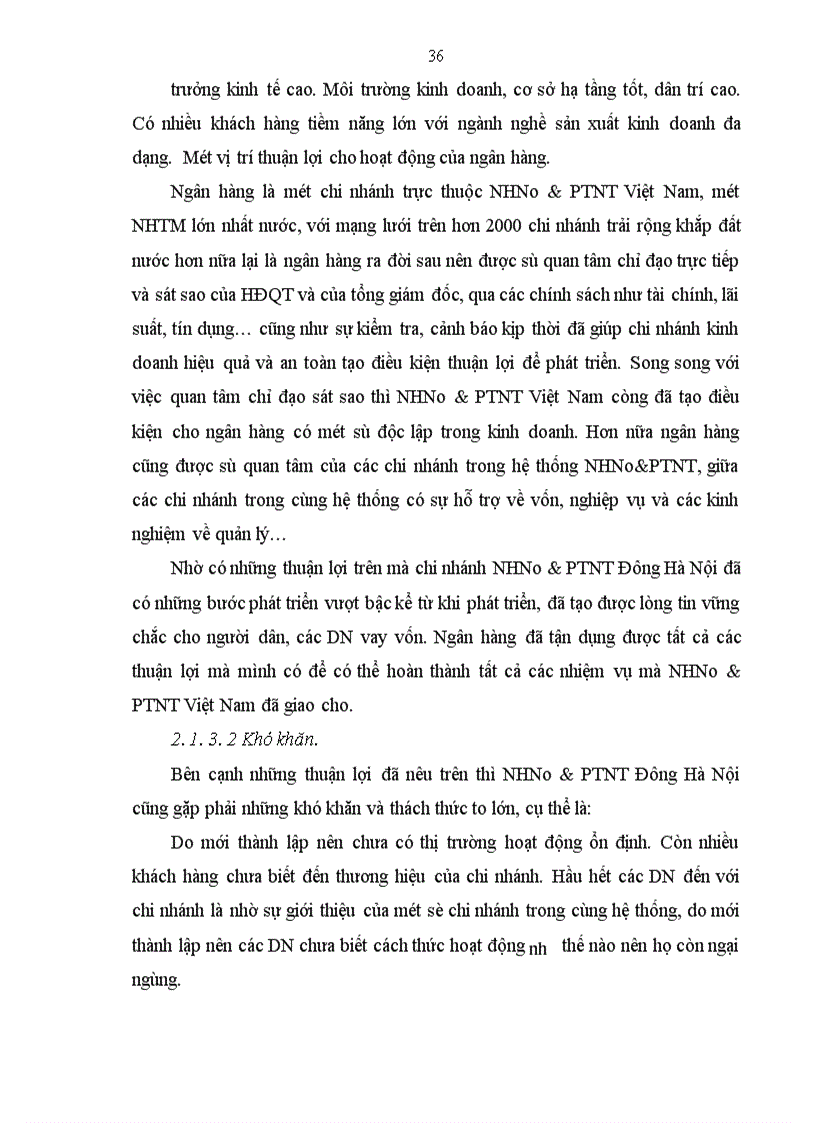 image for page Nâng cao chất lượng công tác phân tích tài chính của DN phục vụ hoạt động tín dụng trung và dài hạn tại chi nhánh NHNo&PTNT Đông Hà Nội. Thực trạng và giải pháp