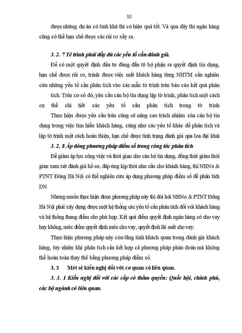 image for page Nâng cao chất lượng công tác phân tích tài chính của DN phục vụ hoạt động tín dụng trung và dài hạn tại chi nhánh NHNo&PTNT Đông Hà Nội. Thực trạng và giải pháp