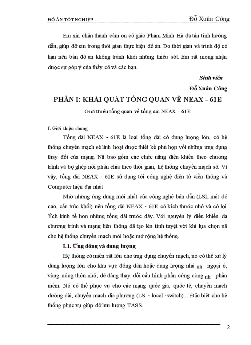 image for page Phân hệ chuyển mạch của tổng đài NEAX-61E.