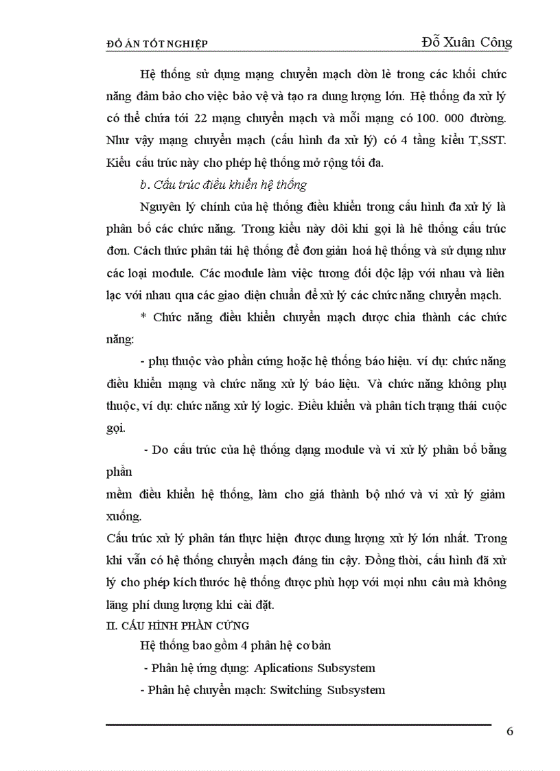 image for page Phân hệ chuyển mạch của tổng đài NEAX-61E.