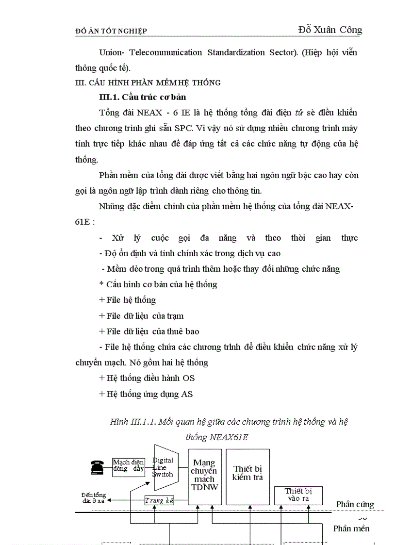 image for page Phân hệ chuyển mạch của tổng đài NEAX-61E.