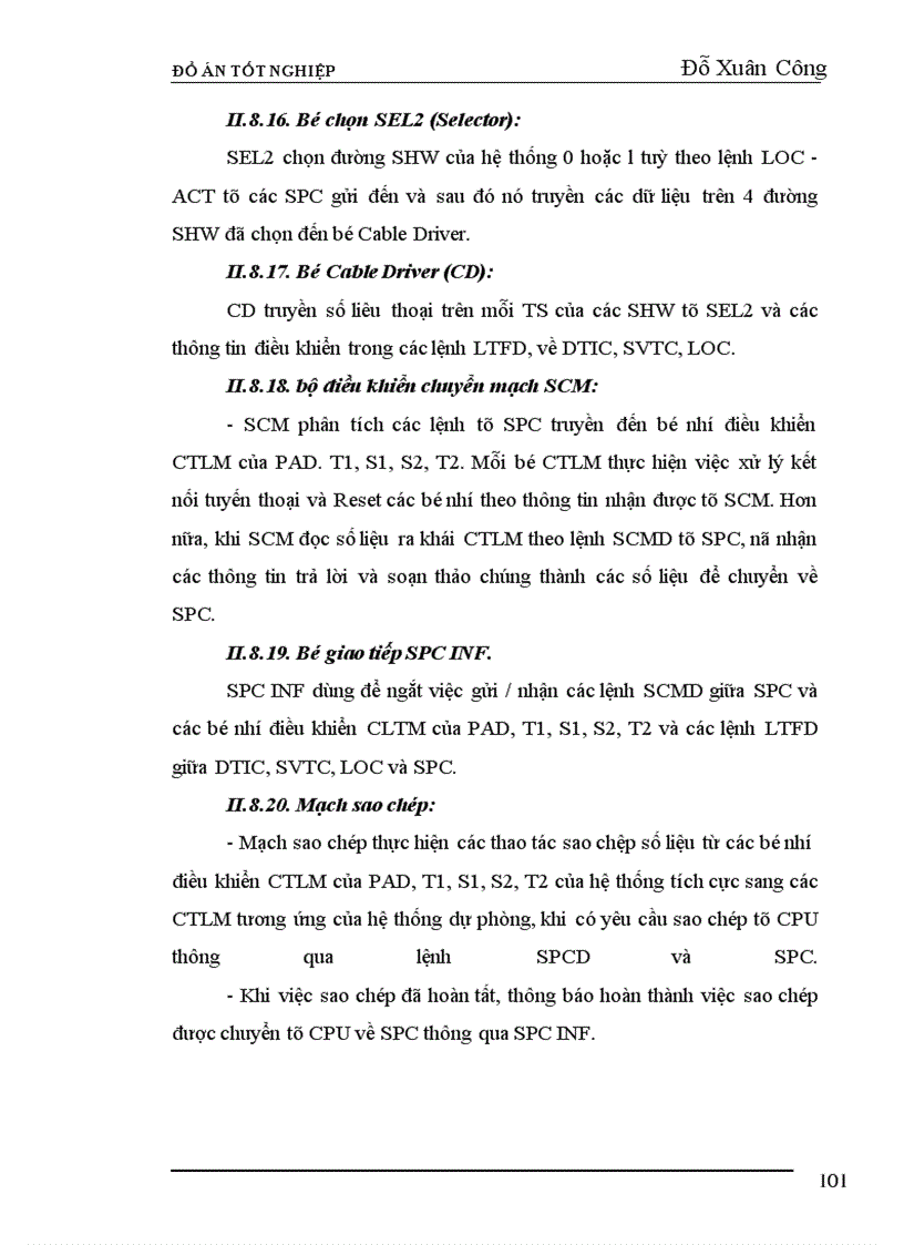image for page Phân hệ chuyển mạch của tổng đài NEAX-61E.