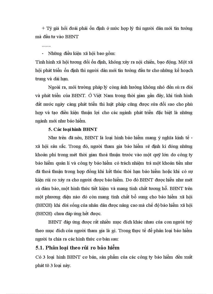 image for page Hình thức bảo hiểm nhân thọ