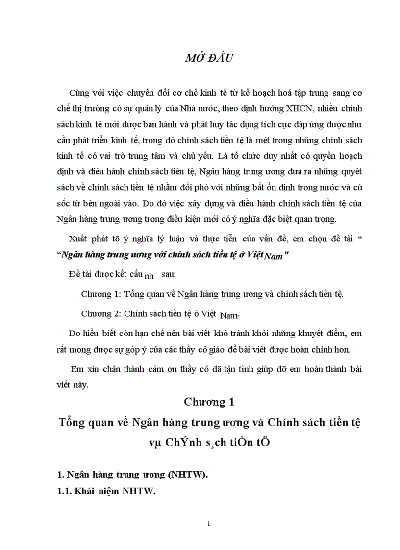 image for page Ngân hàng trung ương với chính sách tiền tệ ở Việt Nam