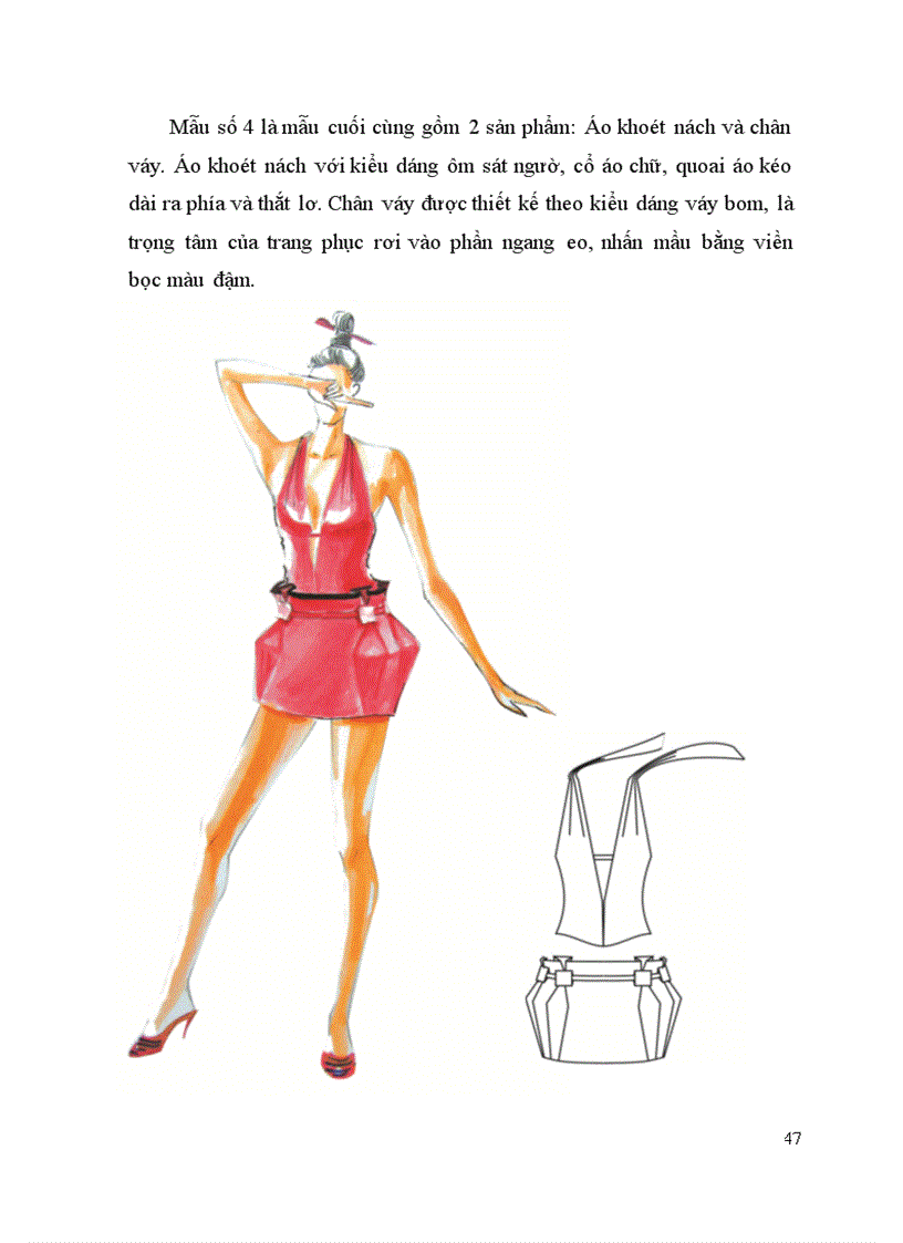 image for page Sáng tác trang phục dạo phố cho nữ thanh niên dựa trên nghiên cứu nghệ thật gấp giấy Nhật Bản ORIGAMI