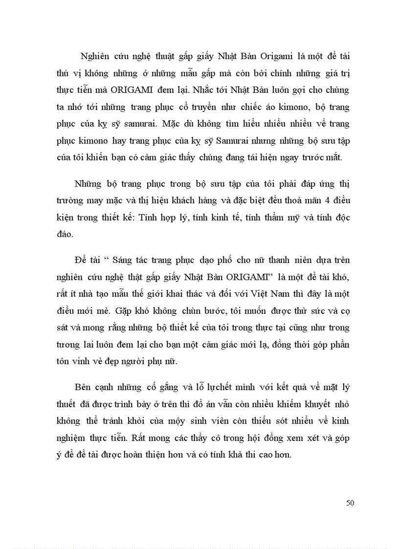 image for page Sáng tác trang phục dạo phố cho nữ thanh niên dựa trên nghiên cứu nghệ thật gấp giấy Nhật Bản ORIGAMI